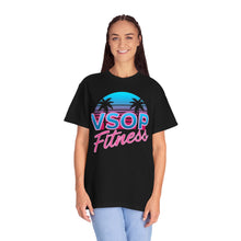 Load image into Gallery viewer, Unisex Garment-Dyed Fitness T-Shirt, Beach Vibes Tee, VSOP Fitness Top, Summer Workout Shirt, Casual All-Day Wear, Relaxed Style, Gift [...]
