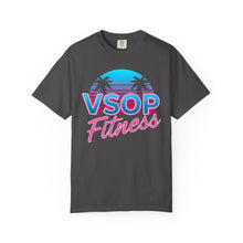 Load image into Gallery viewer, Unisex Garment-Dyed Fitness T-Shirt, Beach Vibes Tee, VSOP Fitness Top, Summer Workout Shirt, Casual All-Day Wear, Relaxed Style, Gift [...]
