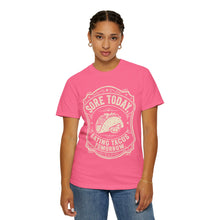 Load image into Gallery viewer, "Sore Today Eating Tacos Tomorrow" Funny Fitness Unisex Shirt - Workout Exercise T-Shirt for Men and Women
