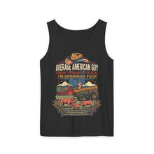 Load image into Gallery viewer, "Average American Guy" Vintage Farm Graphic Tank Top
