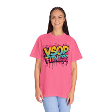 Load image into Gallery viewer, Unisex Garment-Dyed T-Shirt with VSOP Fitness Design - Trendy Workout Tee for Fitness Lovers, Stylish Fitness Gift, Casual Wear, Gym [...]
