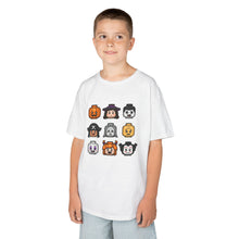 Load image into Gallery viewer, Trick-or-Treaters Set, Kids Halloween Graphic Tee, Spooky Themed T-Shirt for Kids, Halloween Costume Shirt, Party Wear, Fall Celebration Apparel
