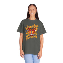 Load image into Gallery viewer, KC Gameday Unisex T-Shirt - Casual Apparel for Sports Fans, Football Tees, Game Day Shirt, Custom Graphic Tee, Gift for Sports Lovers
