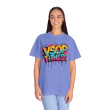 Load image into Gallery viewer, Unisex Garment-Dyed T-Shirt with VSOP Fitness Design - Trendy Workout Tee for Fitness Lovers, Stylish Fitness Gift, Casual Wear, Gym [...]

