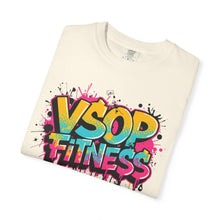 Load image into Gallery viewer, Unisex Garment-Dyed T-Shirt with VSOP Fitness Design - Trendy Workout Tee for Fitness Lovers, Stylish Fitness Gift, Casual Wear, Gym [...]

