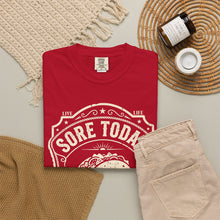 Load image into Gallery viewer, "Sore Today Eating Tacos Tomorrow" Funny Fitness Unisex Shirt - Workout Exercise T-Shirt for Men and Women
