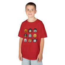 Load image into Gallery viewer, Trick-or-Treaters Set, Kids Halloween Graphic Tee, Spooky Themed T-Shirt for Kids, Halloween Costume Shirt, Party Wear, Fall Celebration Apparel

