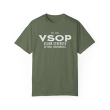 Load image into Gallery viewer, VSOP - VISION STRENGTH OPTIMAL PERFORMANCE: 100% Ringspun Cotton (15 colors)
