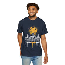 Load image into Gallery viewer, Sun Halo AngkorWat T-shirt | Boho Style Tee, Unisex Graphic Shirt, Casual Wear, Travel Souvenir, Unique Gift Idea
