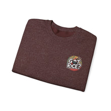 Load image into Gallery viewer, Got Rice? (Front &amp; Back) Unisex Heavy Blend™ Crewneck Sweatshirt - Cozy, Fun, Ideal for Food Lovers, Casual Wear, Events, Gifting

