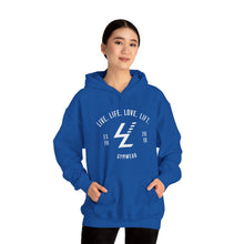Load image into Gallery viewer, Gymwear Hoodie - "Live. Life. Love. Lift." Athletic Pullover

