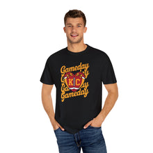 Load image into Gallery viewer, KC Gameday Unisex T-Shirt - Casual Apparel for Sports Fans, Football Tees, Game Day Shirt, Custom Graphic Tee, Gift for Sports Lovers
