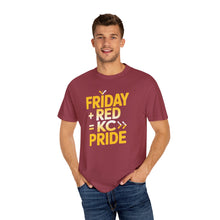 Load image into Gallery viewer, Unisex Garment-Dyed T-Shirt - KC Pride Friday, Fun Casual Wear, Gift for Friends &amp; Family, Everyday Comfort
