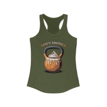 Load image into Gallery viewer, Spicy Swings Workout Tank, Fitness Apparel, Gym Shirt, Yoga Top, Holiday Gift, Motivational Tank
