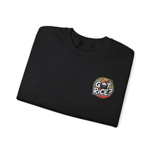 Load image into Gallery viewer, Got Rice? (Front &amp; Back) Unisex Heavy Blend™ Crewneck Sweatshirt - Cozy, Fun, Ideal for Food Lovers, Casual Wear, Events, Gifting
