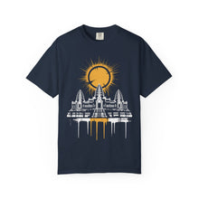 Load image into Gallery viewer, Sun Halo AngkorWat T-shirt | Boho Style Tee, Unisex Graphic Shirt, Casual Wear, Travel Souvenir, Unique Gift Idea
