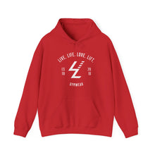 Load image into Gallery viewer, Gymwear Hoodie - "Live. Life. Love. Lift." Athletic Pullover
