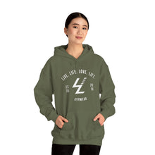 Load image into Gallery viewer, Gymwear Hoodie - "Live. Life. Love. Lift." Athletic Pullover
