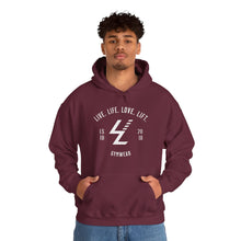 Load image into Gallery viewer, Gymwear Hoodie - "Live. Life. Love. Lift." Athletic Pullover
