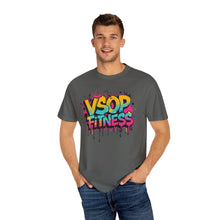 Load image into Gallery viewer, Unisex Garment-Dyed T-Shirt with VSOP Fitness Design - Trendy Workout Tee for Fitness Lovers, Stylish Fitness Gift, Casual Wear, Gym [...]

