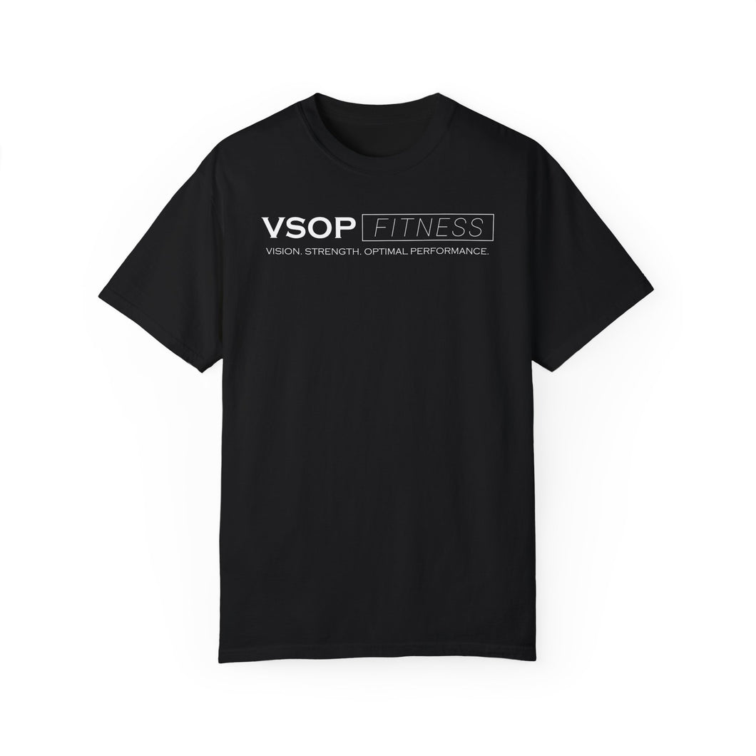 VSOP FITNESS: 100% Ringspun Cotton (15 colors) - (white font)