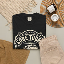 Load image into Gallery viewer, "Sore Today Eating Tacos Tomorrow" Funny Fitness Unisex Shirt - Workout Exercise T-Shirt for Men and Women
