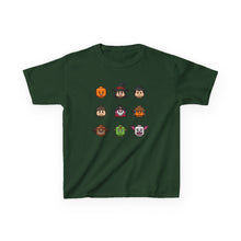 Load image into Gallery viewer, Trick-or-Treaters Set, Halloween Kids Tee with Fun Characters, Cute Halloween T-Shirt, Kids Costume Shirt, Spooky Vibe Shirt, Gift for Kids
