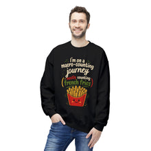 Load image into Gallery viewer, Macro-Counting Journey Sweatshirt - Funny French Fries Fitness Crewneck
