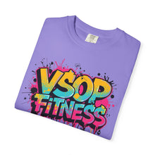 Load image into Gallery viewer, Unisex Garment-Dyed T-Shirt with VSOP Fitness Design - Trendy Workout Tee for Fitness Lovers, Stylish Fitness Gift, Casual Wear, Gym [...]
