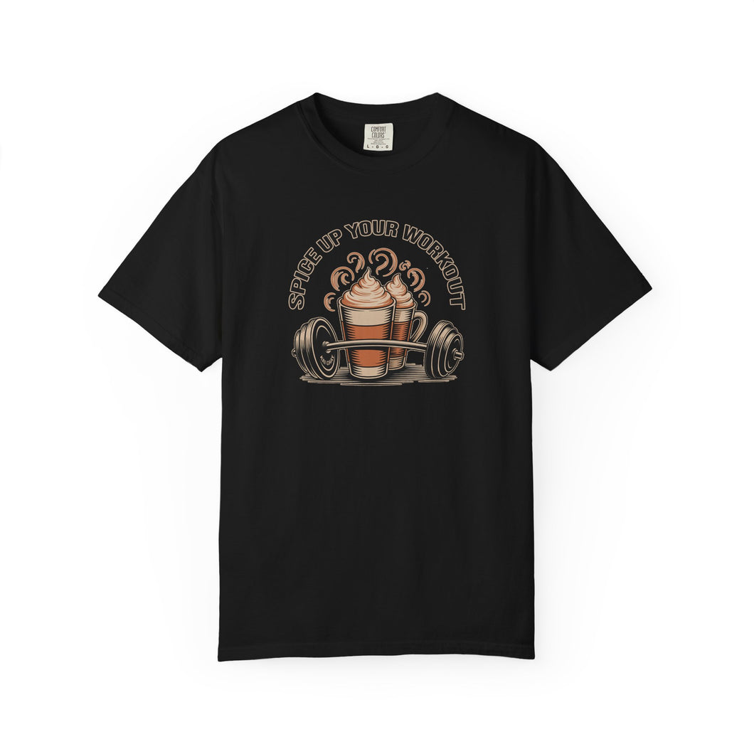 Spice Up Your Workout Unisex T-shirt, Gym Shirt, Fitness Tee, Gift for Gym Lovers, Motivational Wear, Workout Apparel