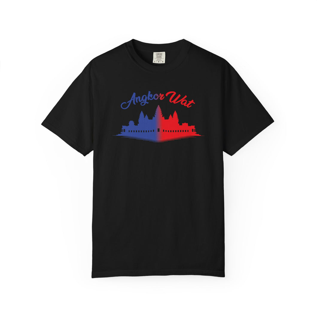 Angkor Wat 2-Color T-Shirt | Casual Travel Tee | Gift for Adventurers, Tourists, History Lovers, Vacation Apparel, Unisex Clothing