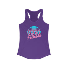 Load image into Gallery viewer, Tank Top VSOP Fitness 90&#39;s Miami Vice Style Palm Tree Sunset Women&#39;s Racerback

