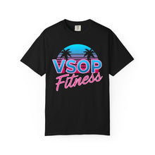 Load image into Gallery viewer, Unisex Garment-Dyed Fitness T-Shirt, Beach Vibes Tee, VSOP Fitness Top, Summer Workout Shirt, Casual All-Day Wear, Relaxed Style, Gift [...]
