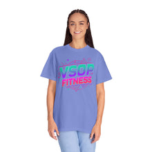 Load image into Gallery viewer, Colorful Fitness T-Shirt - VSOP Fitness Tees, Unisex Garment-Dyed Top, Workout Apparel, Gym Shirt, Trendy Casual Wear, Gift for [...]
