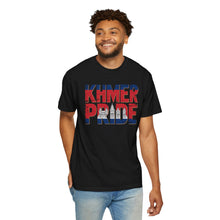 Load image into Gallery viewer, Khmer Pride Garment-Dyed T-Shirt, Unisex Wear, Cambodian Pride Apparel, Cultural Celebration Shirt, Gift for Khmer Heritage
