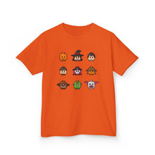 Load image into Gallery viewer, Trick-or-Treaters Set, Halloween Kids Tee with Fun Characters, Cute Halloween T-Shirt, Kids Costume Shirt, Spooky Vibe Shirt, Gift for Kids
