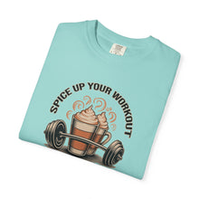 Load image into Gallery viewer, Spice Up Your Workout Unisex T-shirt, Gym Shirt, Fitness Tee, Gift for Gym Lovers, Motivational Wear, Workout Apparel
