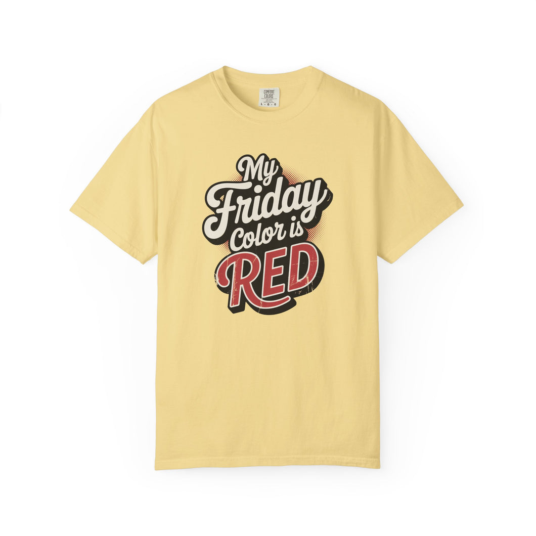 Unisex Friday T-Shirt, Weekend Vibes Tee, Casual Apparel, Gift for Him/Her, Fun Daywear, Funny Quote Shirt