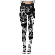 Load image into Gallery viewer, Women&#39;s Halloween High Waist Yoga Leggings, Halloween yoga pants, yoga pants, Scary leggings
