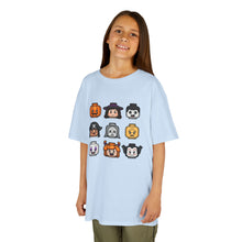 Load image into Gallery viewer, Trick-or-Treaters Set, Kids Halloween Graphic Tee, Spooky Themed T-Shirt for Kids, Halloween Costume Shirt, Party Wear, Fall Celebration Apparel
