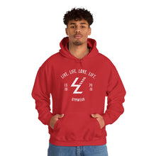 Load image into Gallery viewer, Gymwear Hoodie - "Live. Life. Love. Lift." Athletic Pullover
