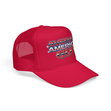 Load image into Gallery viewer, Average American Guy Trucker Hat – Patriotic Foam Mesh Cap
