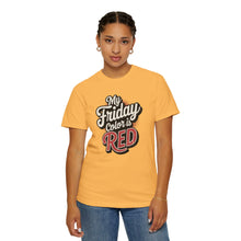 Load image into Gallery viewer, Unisex Friday T-Shirt, Weekend Vibes Tee, Casual Apparel, Gift for Him/Her, Fun Daywear, Funny Quote Shirt
