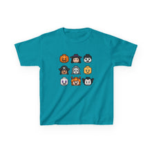 Load image into Gallery viewer, Trick-or-Treaters Set, Kids Halloween Graphic Tee, Spooky Themed T-Shirt for Kids, Halloween Costume Shirt, Party Wear, Fall Celebration Apparel

