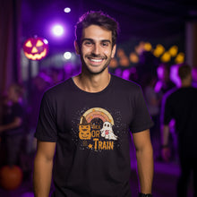 Load image into Gallery viewer, Trick or Train: Unisex shirt (Sizes XS to 4XL)

