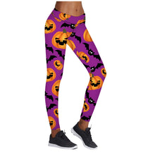 Load image into Gallery viewer, 22 Choices: Printed Halloween Yoga Pants, Halloween Leggings, High Stretch, Women&#39;s Leggings
