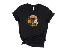 Load image into Gallery viewer, Trick or Train: Unisex shirt (Sizes XS to 4XL)
