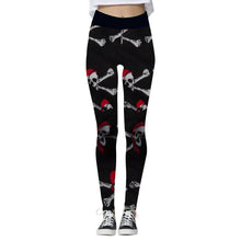 Load image into Gallery viewer, Women&#39;s Halloween High Waist Yoga Leggings, Halloween yoga pants, yoga pants, Scary leggings
