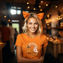 Load image into Gallery viewer, Trick or Train: Unisex shirt (Sizes XS to 4XL)
