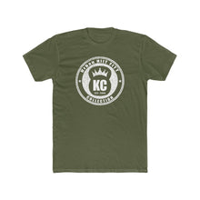 Load image into Gallery viewer, Men&#39;s Cotton Crew Tee: Kettlebell King Collection w/ Bruce Lee quote
